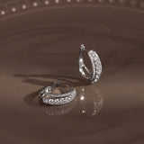 Timeless Diamond Hoops