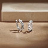 Timeless Diamond Hoops
