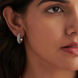 Timeless Diamond Hoops