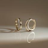 Dual Radiance Diamond Hoops