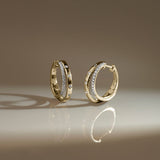 Dual Radiance Diamond Hoops
