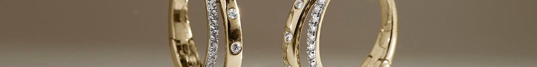 Dual Radiance Diamond Hoops