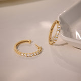 Lumina Classic Diamond Hoops