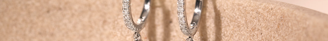 Diamond Dew Drop Cluster Earrings