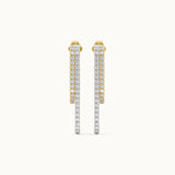 Elongated Drip Diamond Earrings