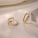 Radiant Round Diamond Earrings