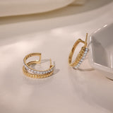 Radiant Round Diamond Earrings