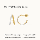 Radiant Round Diamond Earrings