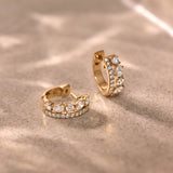 Twinkle Diamond Hoops