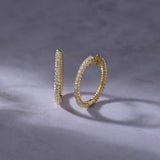 Shine Line Diamond Earrings