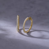 Shine Line Diamond Earrings