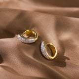 Tyre Pave Diamond Huggies