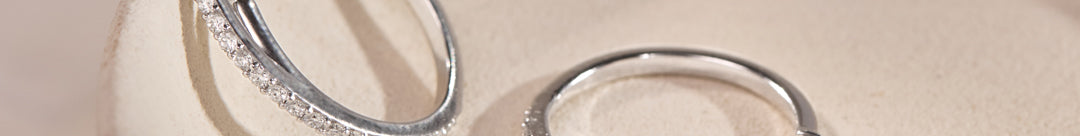 Sleek Diamond Medium Hoop Earrings