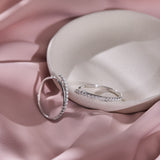 Refined Diamond Large Hoop Earrings