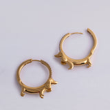 Milo Dog Diamond Hoops