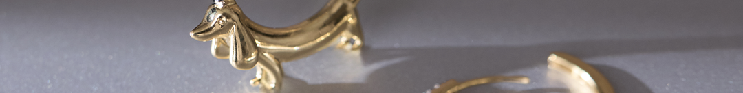 Milo Dog Diamond Hoops