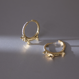 Milo Dog Diamond Hoops