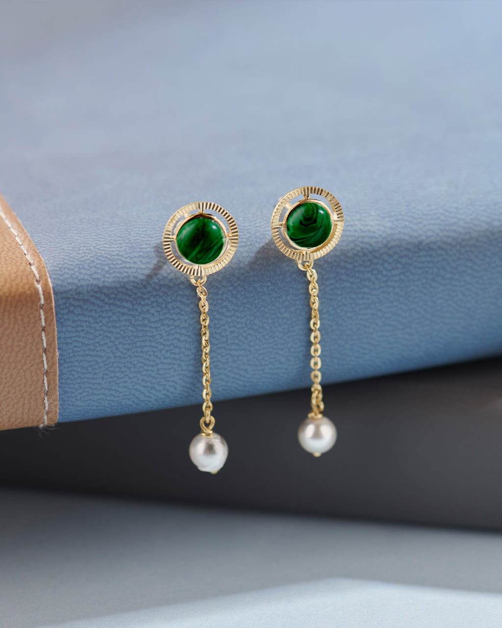 Harmony Drop Earrings, 14K Gold Vermeil-5