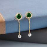 Harmony Drop Earrings, 14K Gold Vermeil-5