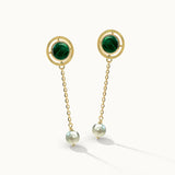 Harmony Drop & Dangler Earrings, 14K Gold Vermeil-3