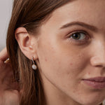 Beaded Diamond Drop Earrings, 14K Gold Vermeil, 5/8 ct Lab Grown Diamond-5