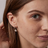Beaded Diamond Drop Earrings, 14K Gold Vermeil, 5/8 ct Lab Grown Diamond-5