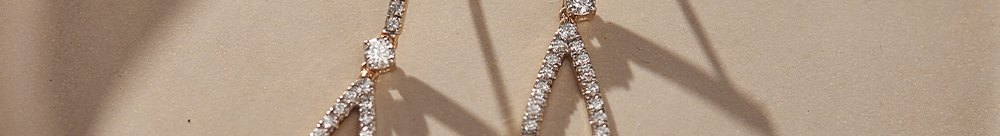 Diamond Tear Drop Earrings, 14K Gold Vermeil, 3/4 ct Lab Grown Diamond-1