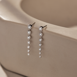 Journey Diamond Drop Earrings