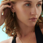 Chic Drop Solitaire Earrings, 14K Gold Vermeil, 1/5 ct Lab Grown Diamond-2
