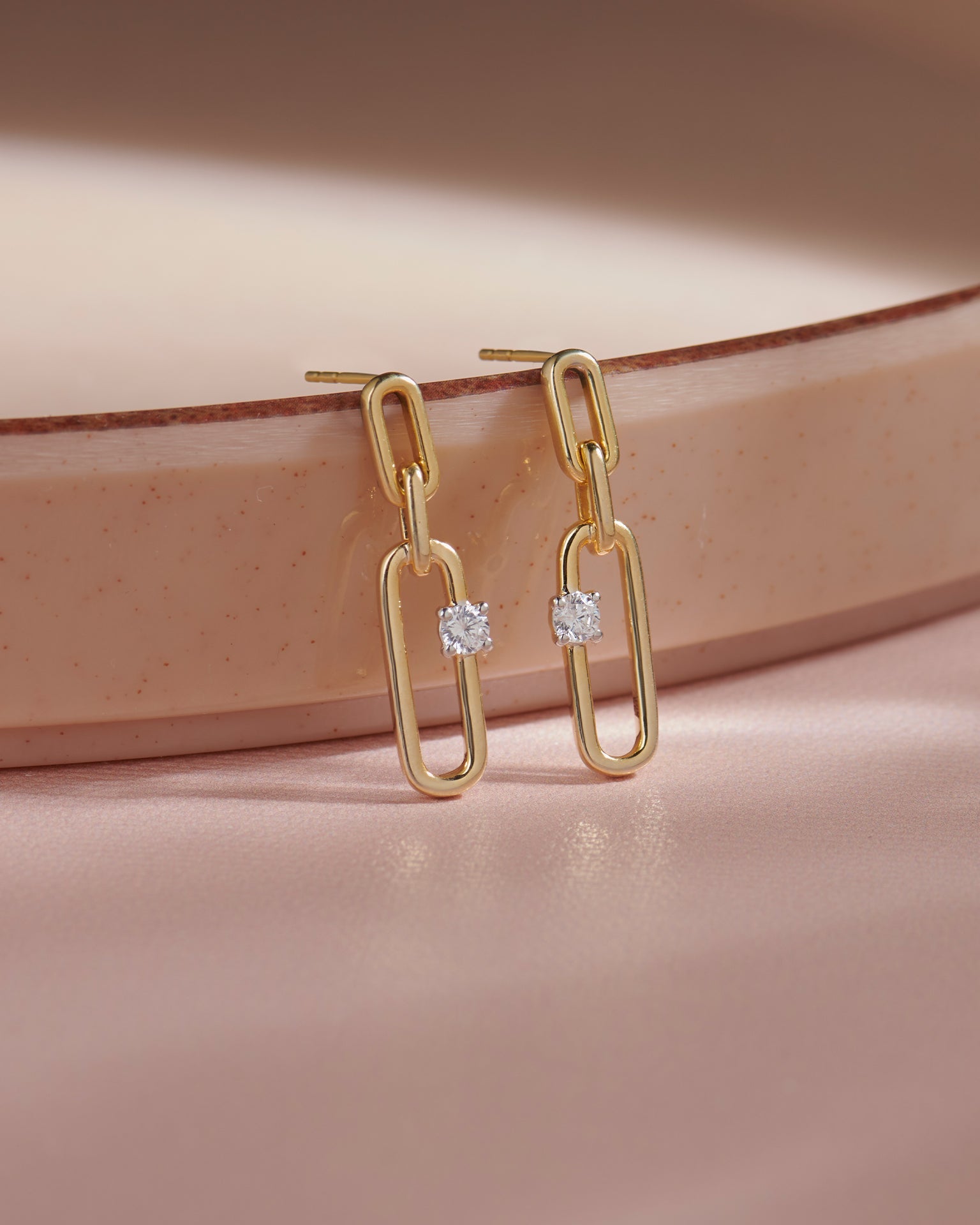 Chic Drop Solitaire Earrings, 14K Solid Gold, 1/5 ct Lab Grown Diamond-6