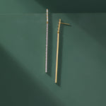 Graceful Diamond Earrings, 14K Gold Vermeil, 1 1/5 ct Lab Grown Diamond-5