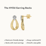 Gilt Diamond Earrings