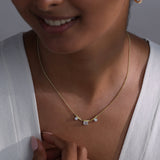 Arc Diamond Necklace