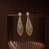 Elegant Dangle Diamond Earrings