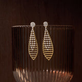Elegant Dangle Diamond Earrings
