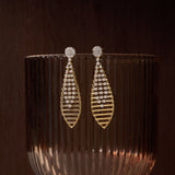 Elegant Dangle Diamond Earrings