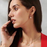 Pearl Twist Drop Earrings