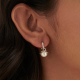 Pearl Twist Drop Earrings