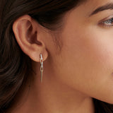 Chic Chain Diamond Drop Earrings