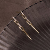 Chic Chain Diamond Drop Earrings