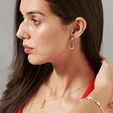 Structured Dew Diamond Earrings