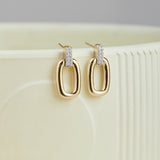 Bold Link Drop Earrings