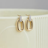 Bold Link Drop Earrings