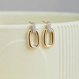 Bold Link Drop Earrings