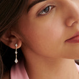 Starlight Diamond Drop Earrings