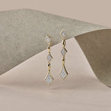 Starlight Diamond Drop Earrings