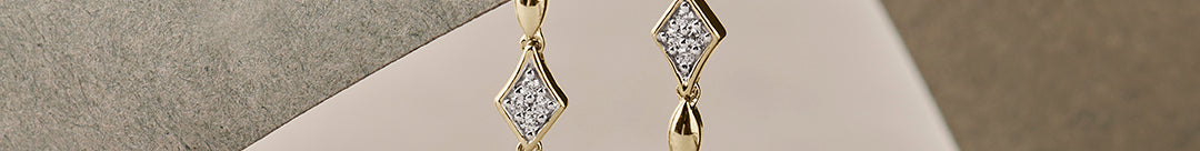 Starlight Diamond Drop Earrings