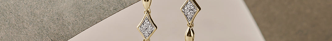 Starlight Diamond Drop Earrings