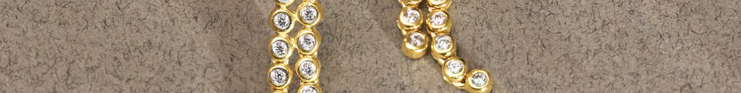 Bubbles Diamond Drop Earrings