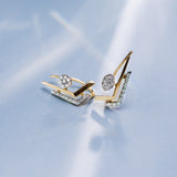 Modern Geometric Ear Climbers